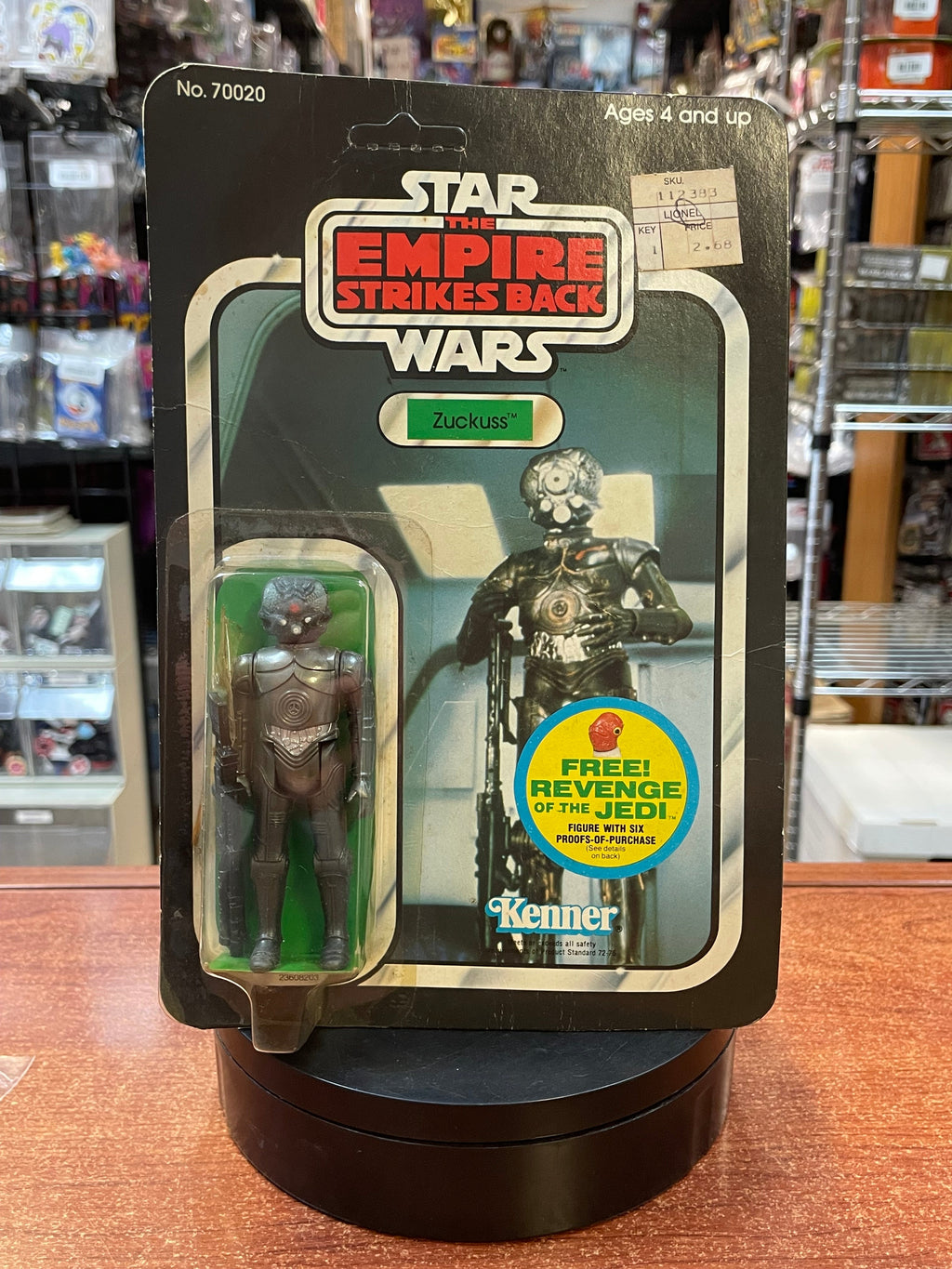 Zuckuss ESB 9507 (Vintage Star Wars, Kenner) **SEALED** product image 1, provided for visual reference and product detail