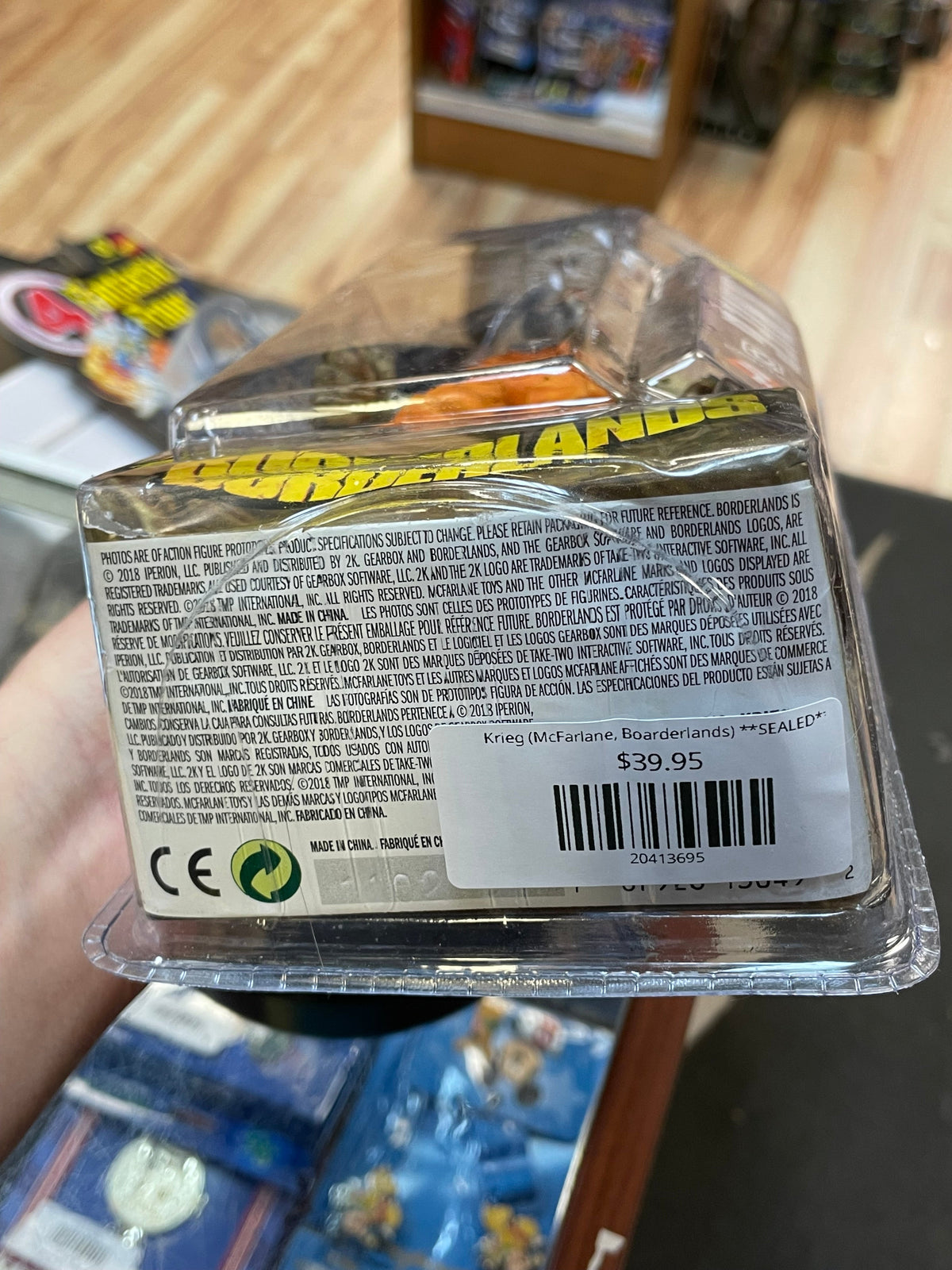 Krieg (McFarlane, Boarderlands) **SEALED** product image 8, provided for visual reference and product detail review