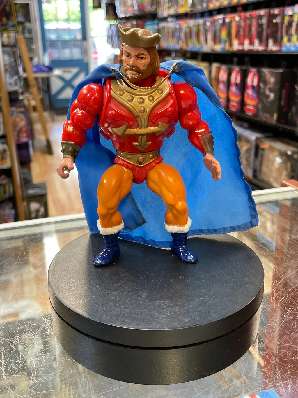 King Randor with Crown & Cape 1270 (Vintage MOTU, Mattel) product image 1, provided for visual reference and product detail