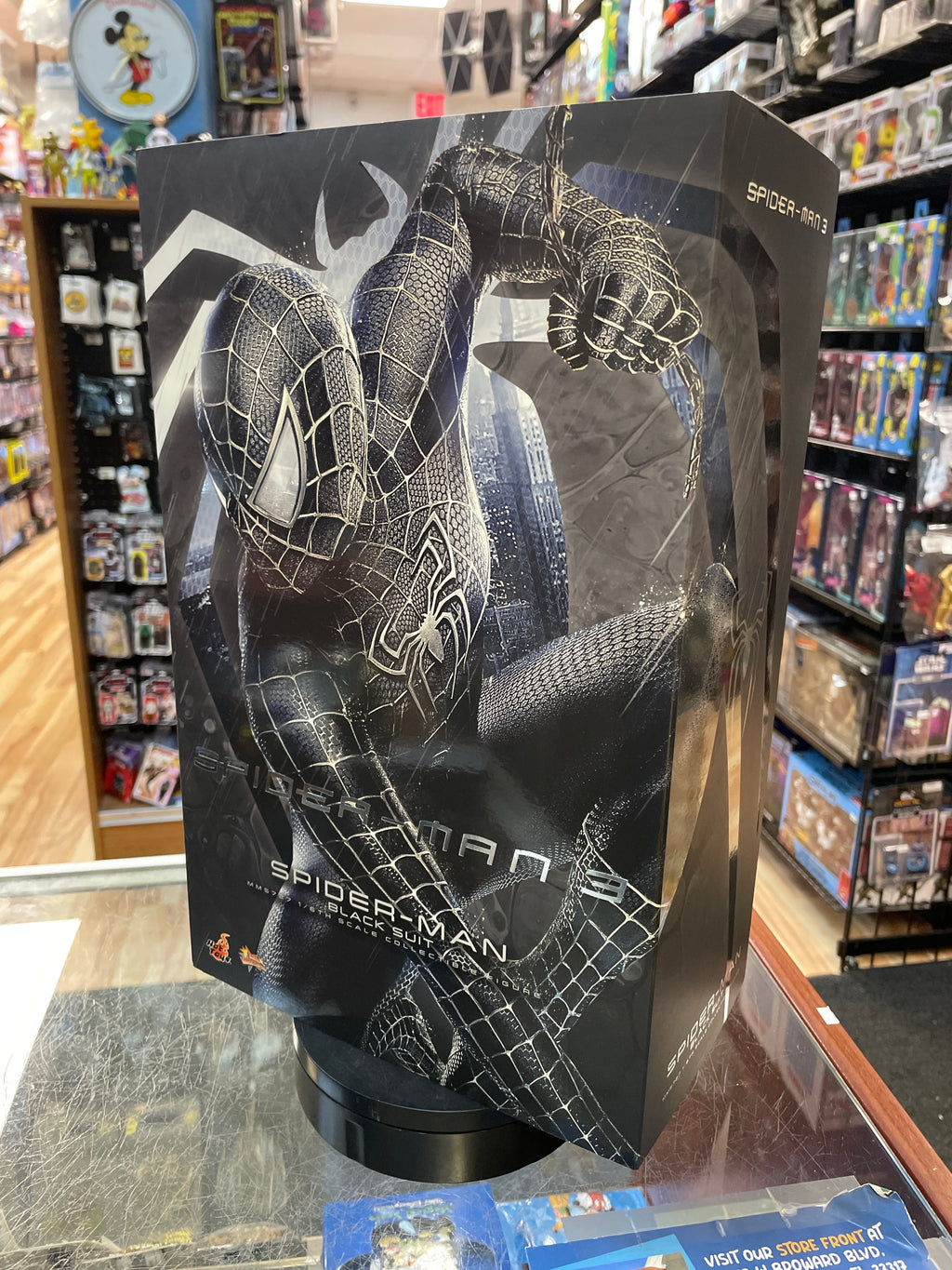 Spider-Man Black Suit 1/6 Scale MMS727 (Marvel, Spider-Man 3, Hot Toys) SEALED product image 9, provided for visual