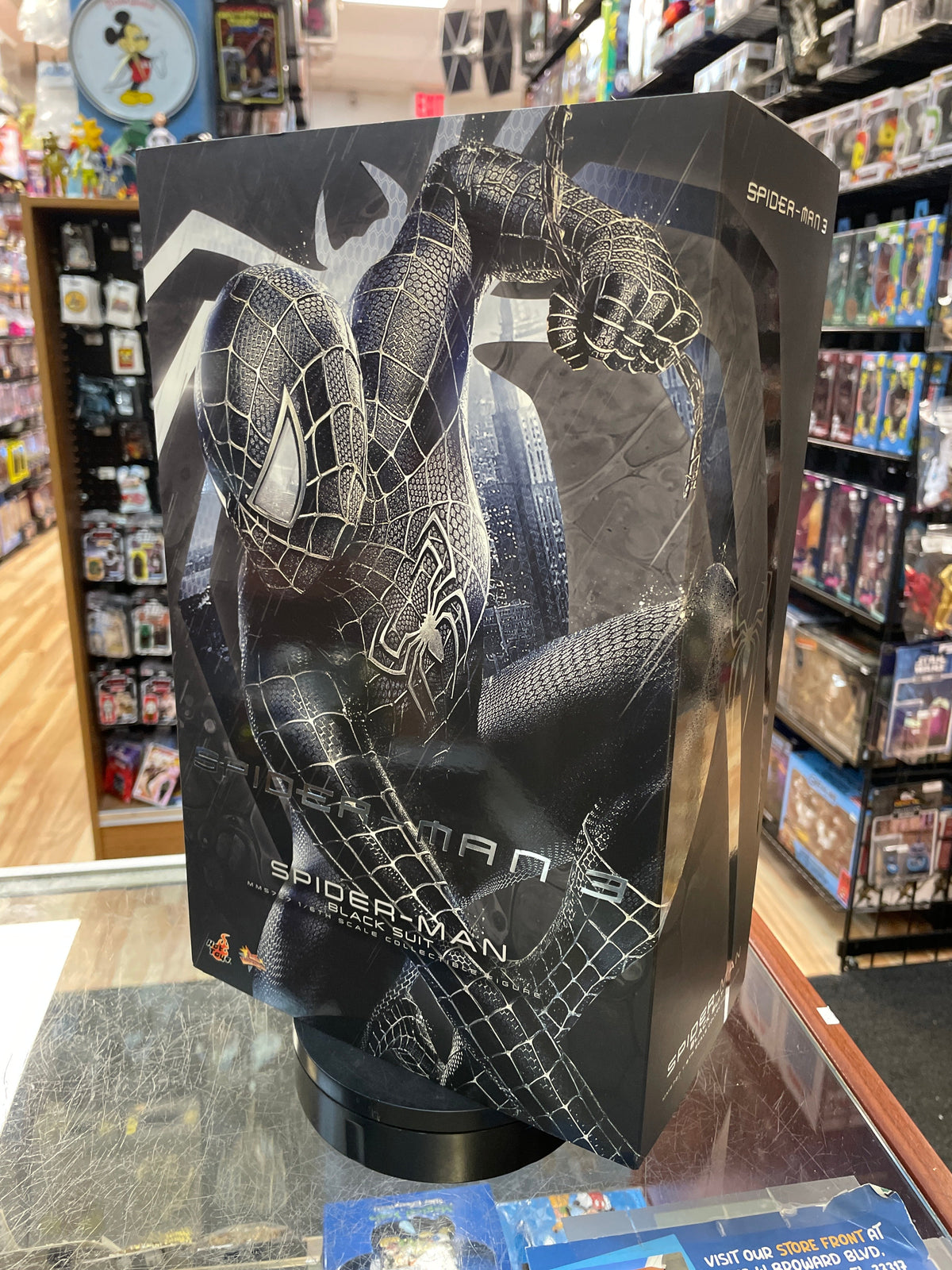Spider-Man Black Suit 1/6 Scale MMS727 (Marvel, Spider-Man 3, Hot Toys) SEALED product image 9, provided for visual