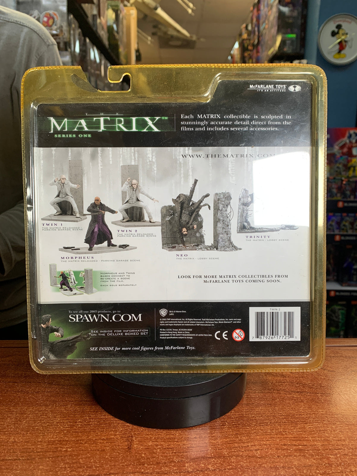 Twin 2 (Matrix, McFarlane) SEALED product image 3, provided for visual reference and product detail review