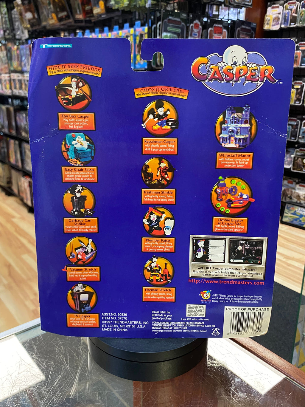 Stretch Transforming Disguise (Casper Ghostformers, Trendmasters) SEALED ￼ product image 3, provided for visual reference