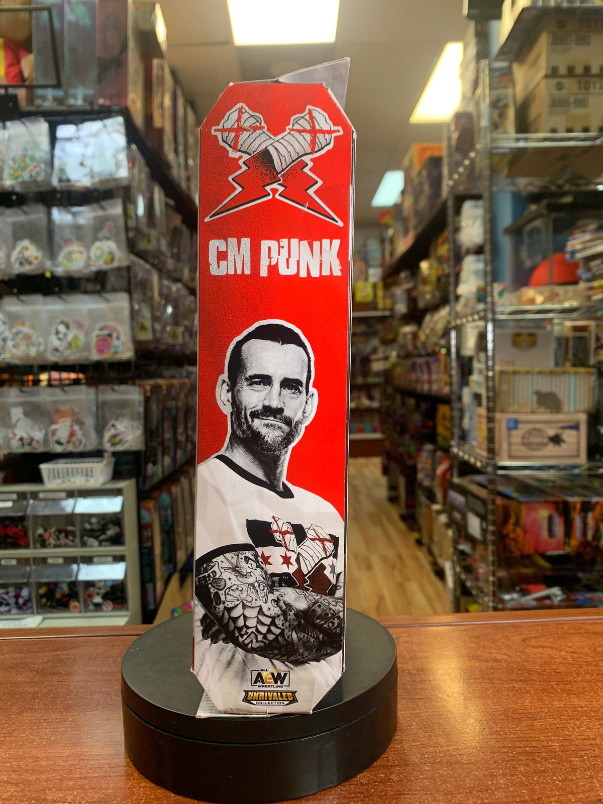 Ice Cream CM Punk #93 (All Elite Wrestling AEW, Jazwares) **SEALED** product image 5, provided for visual reference and
