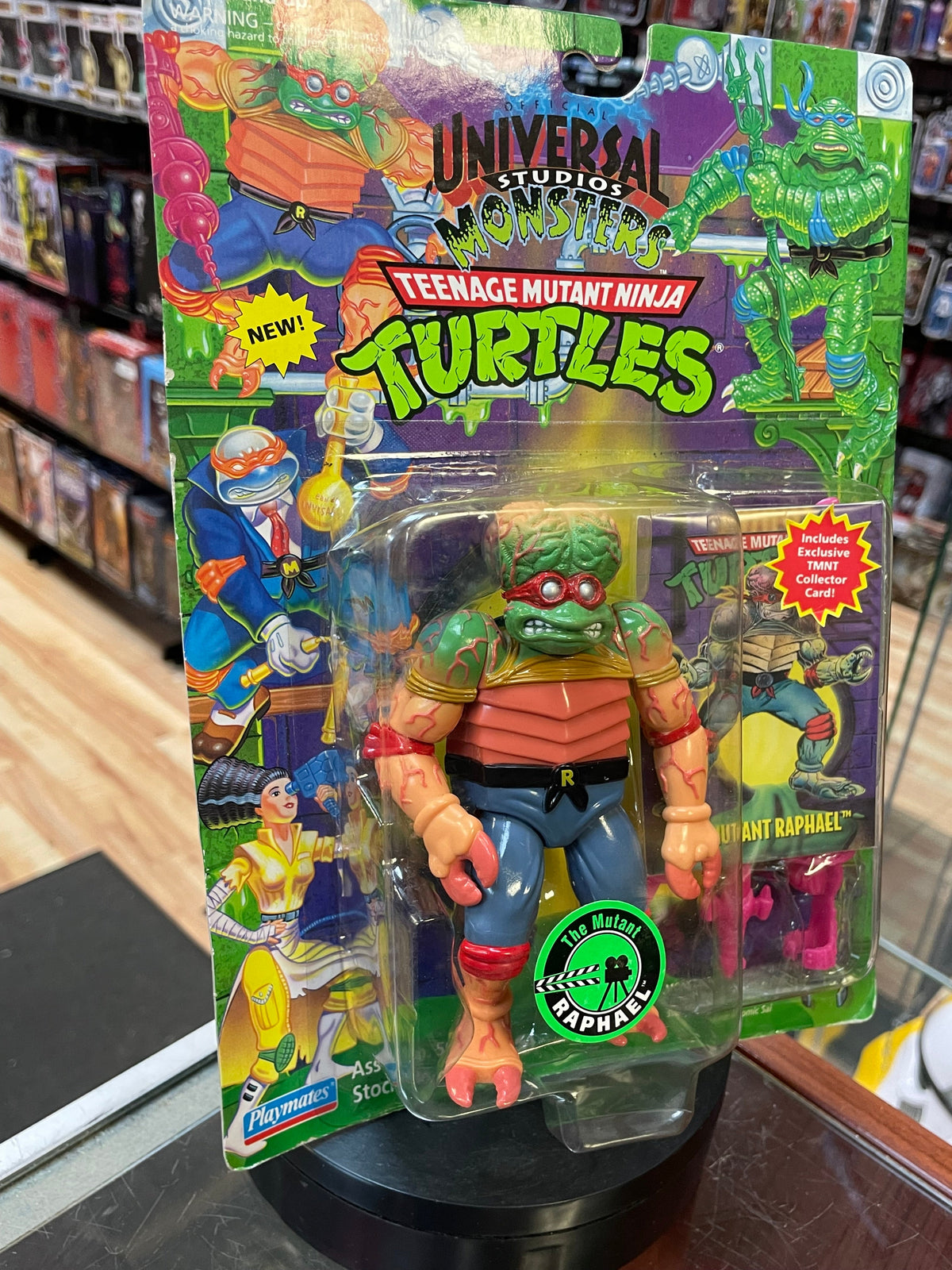 The Mutant Raphael (Vintage TMNT Ninja Turtles, Playmates) SEALED product image 3, provided for visual reference and product