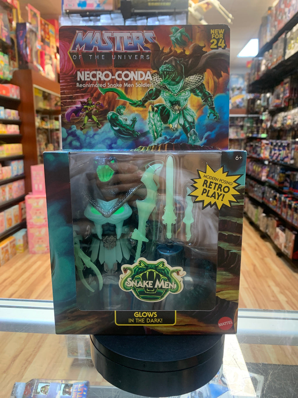 Necro-Conda GITD (MOTU Master of the Universe, Mattel) product image 1, provided for visual reference and product detail
