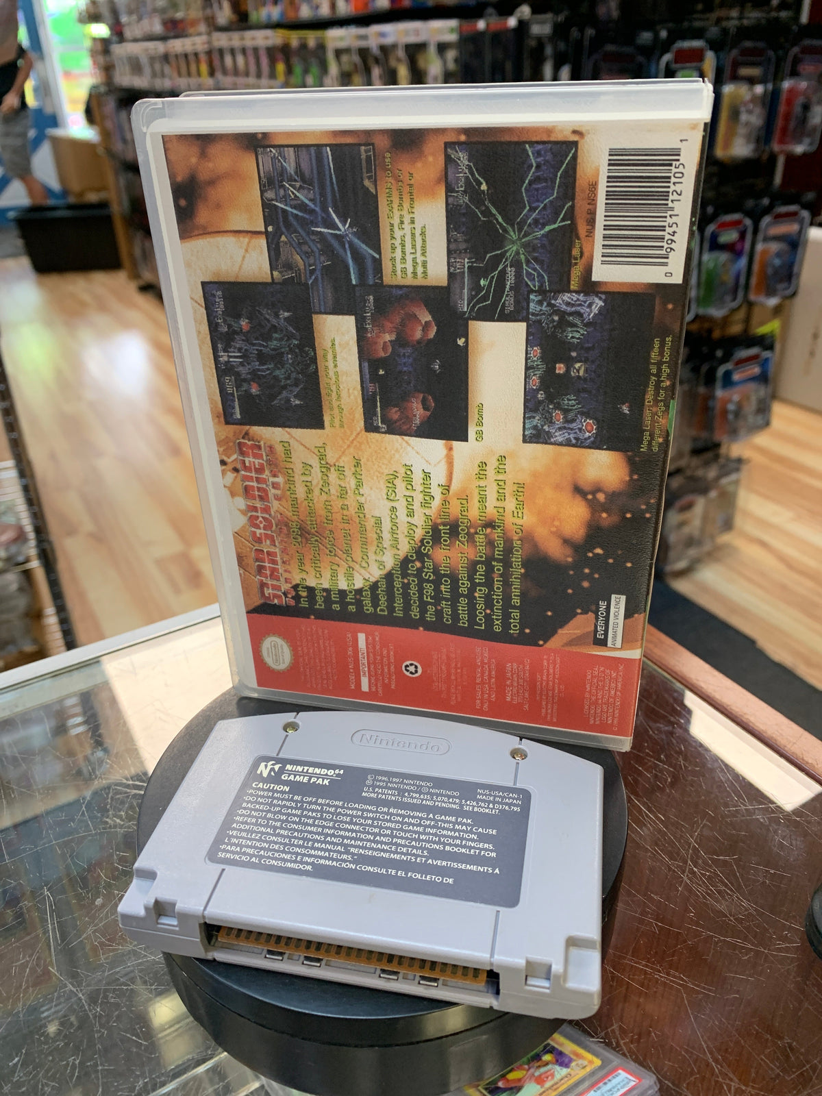 Star Soldier Vanishing Earth (N64 Nintendo, Video Game) **TESTED/COMPLETE** product image 2, provided for visual reference