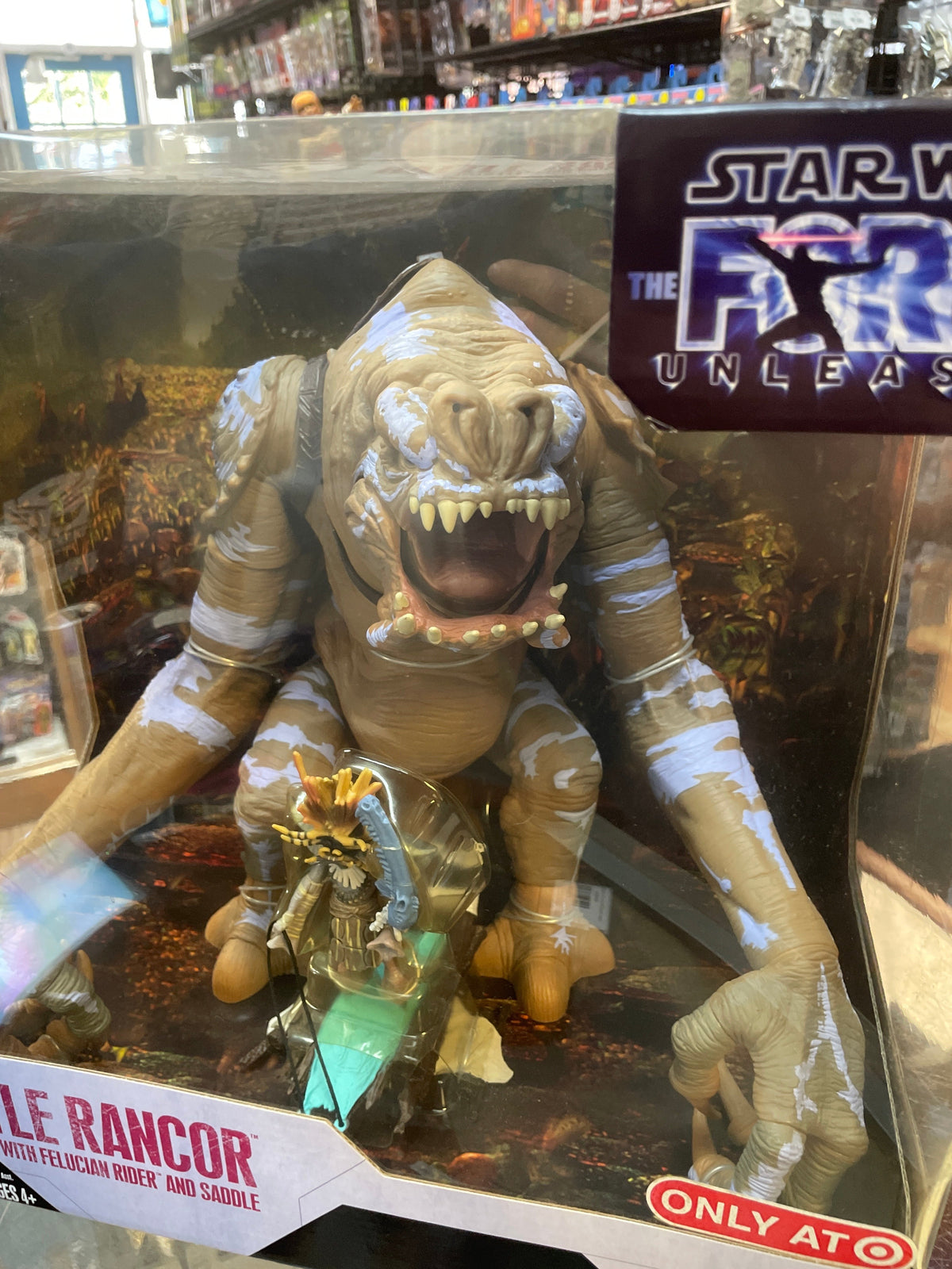 Battle Rancor with with Felucian Rider (Star Wars 30th Anniversary, Hasbro) **Sealed** product image 3, provided for visual