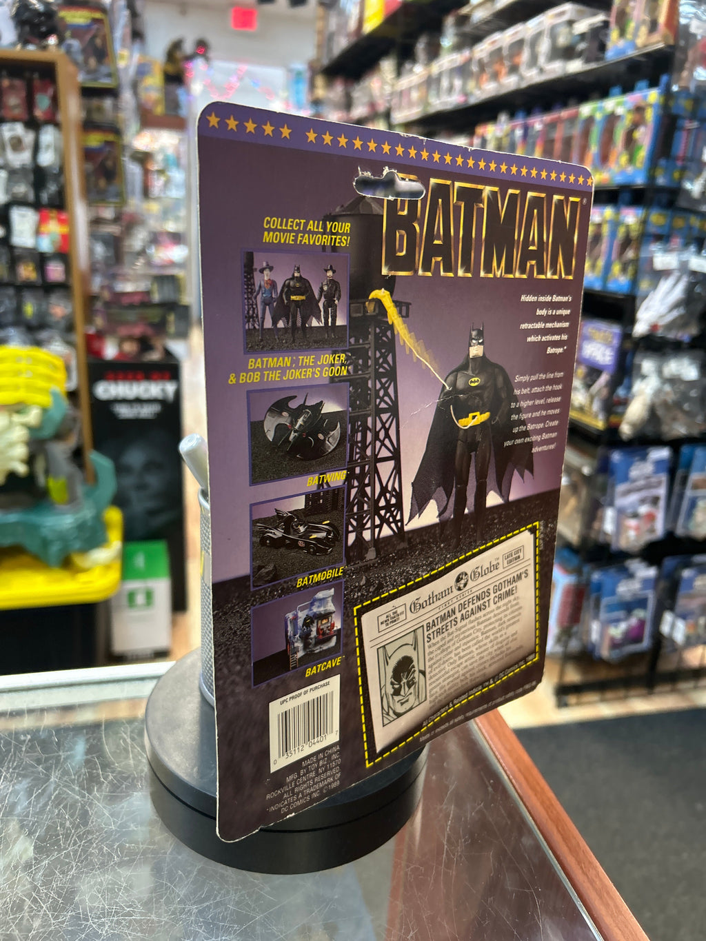 Michael Keaton Batman 0794 (VIntage Batman, Kenner) SEALED product image 4, provided for visual reference and product detail