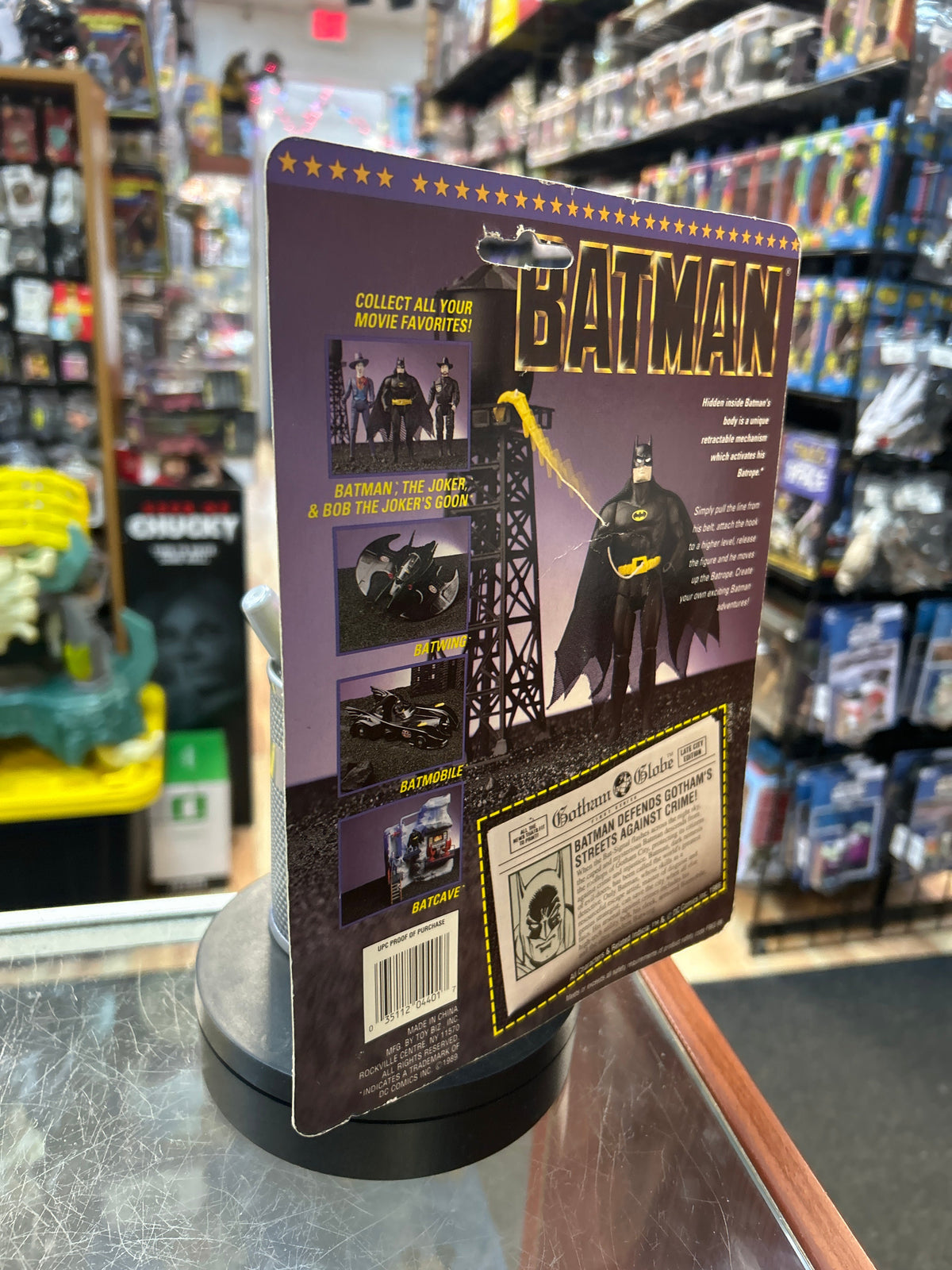Michael Keaton Batman 0794 (VIntage Batman, Kenner) SEALED product image 4, provided for visual reference and product detail