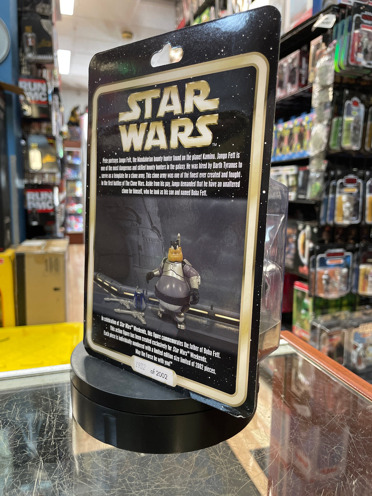 Bad Pete as Jango Fett (Star Wars Star Tours, Disney) **SEALED** product image 3, provided for visual reference and product
