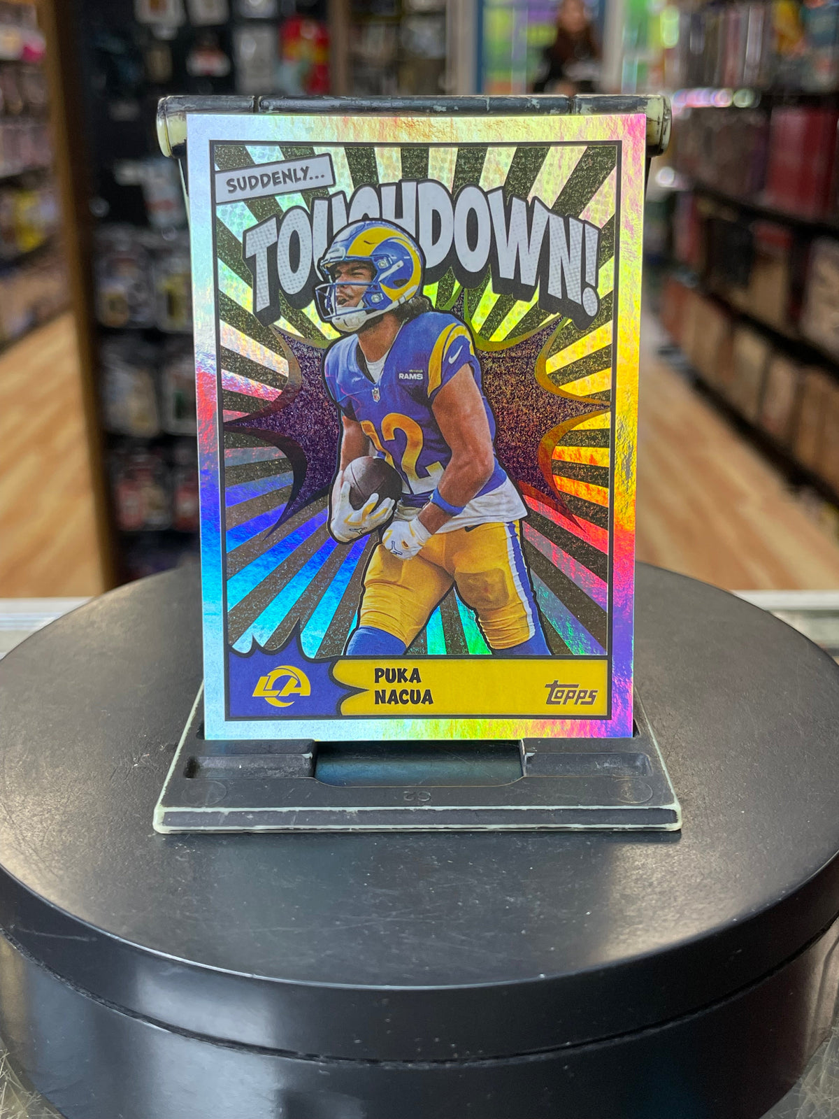 Puka Nacua -Suddenly Touchdown- (Topps, NFL Flagship 2026) product image 1, provided for visual reference and product detail
