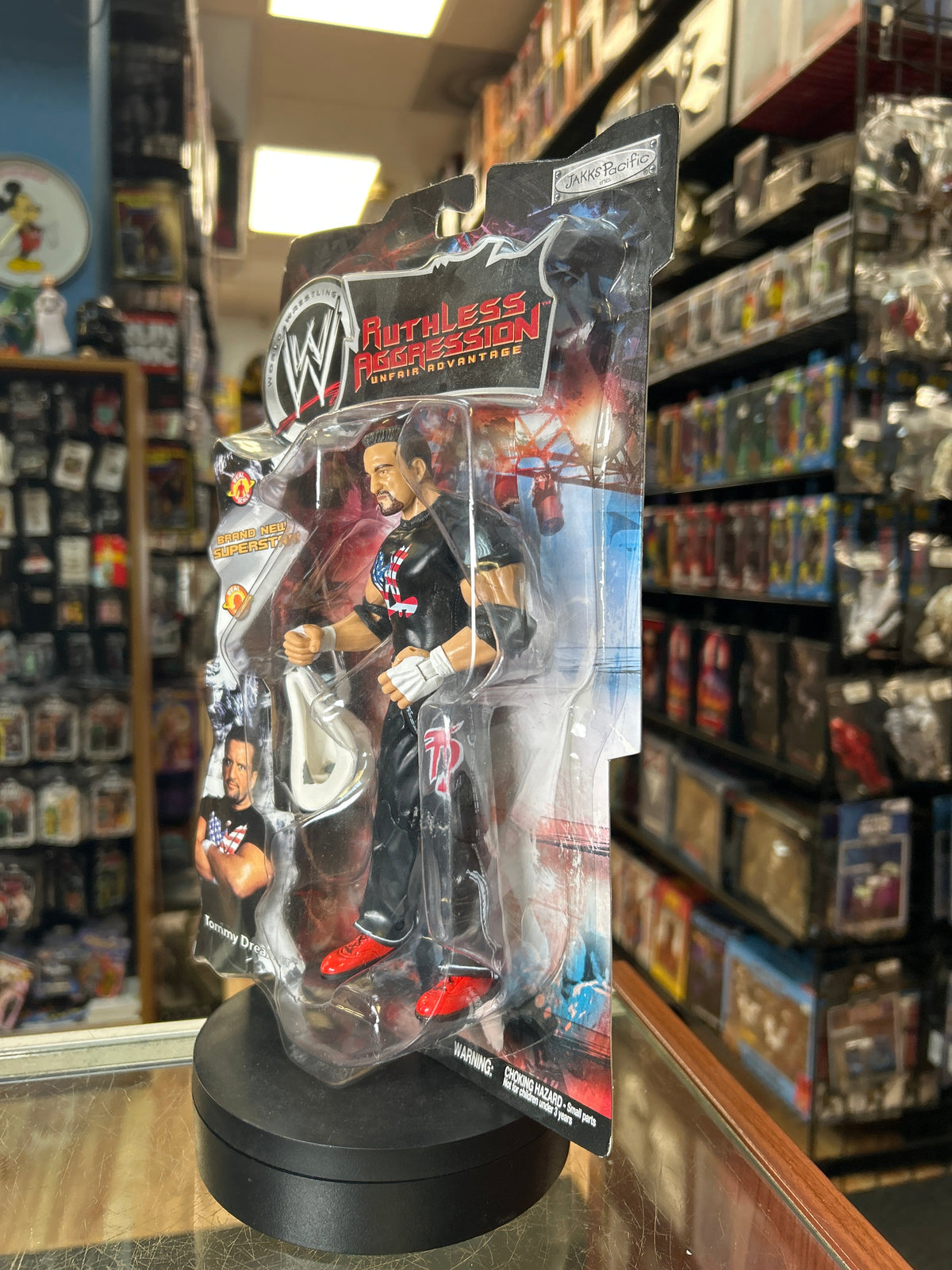 Tommy Dreamer -Ruthless Aggression- (Vintage WWE, Jakks) **SEALED** product image 5, provided for visual reference and