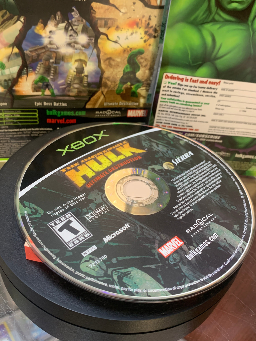 Hulk Ultimate Destruction (Xbox, Marvel, Video Game) **TESTED** product image 5, provided for visual reference and product