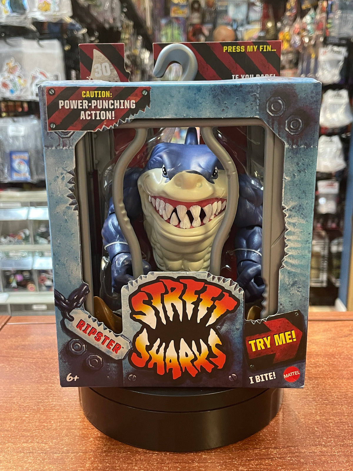 Ripster 30th Anniversary (Street Sharks, Mattel) SEALED product image 1, provided for visual reference and product detail