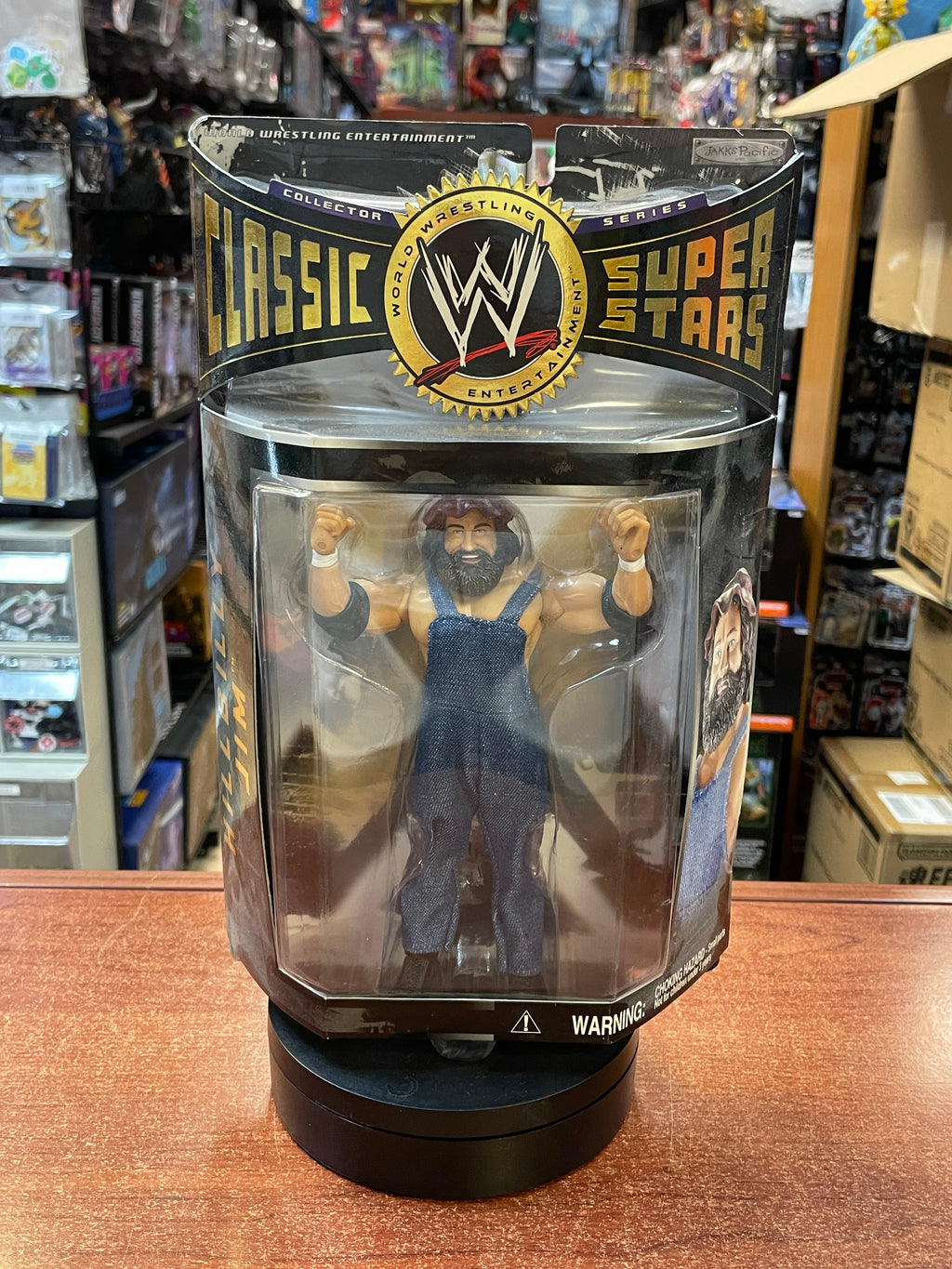Hillbilly Jim (WWF Classic Superstars, Jakks) **SEALED** product image 1, provided for visual reference and product detail