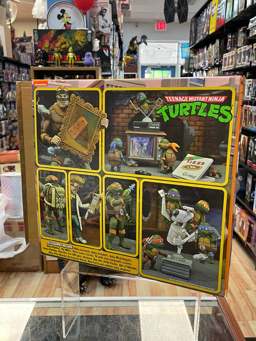 TMNT Baby Turtles Accessory Set (NECA, TMNT Teenage Ninja Turtles) OPEN/COMPLETE product image 20, provided for visual