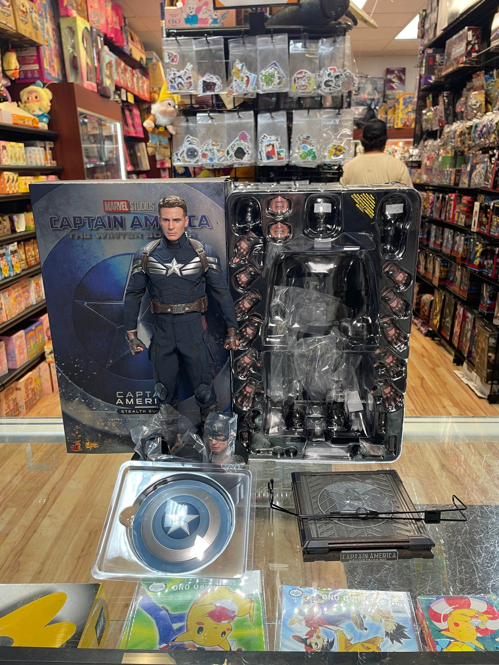 Captain America Stealth Suit 2.0 MMS783 (Captain America The Winter Soldier, Marvel, Hot Toys) **COMPLETE** product image 1,