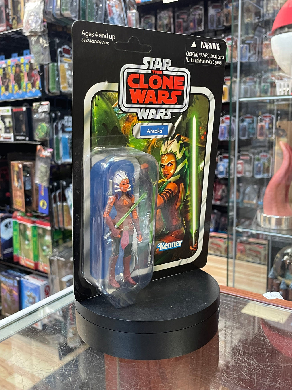 Ahsoka VC102 (Star Wars Vintage Collection, Hasbro) SEALED product image 3, provided for visual reference and product detail
