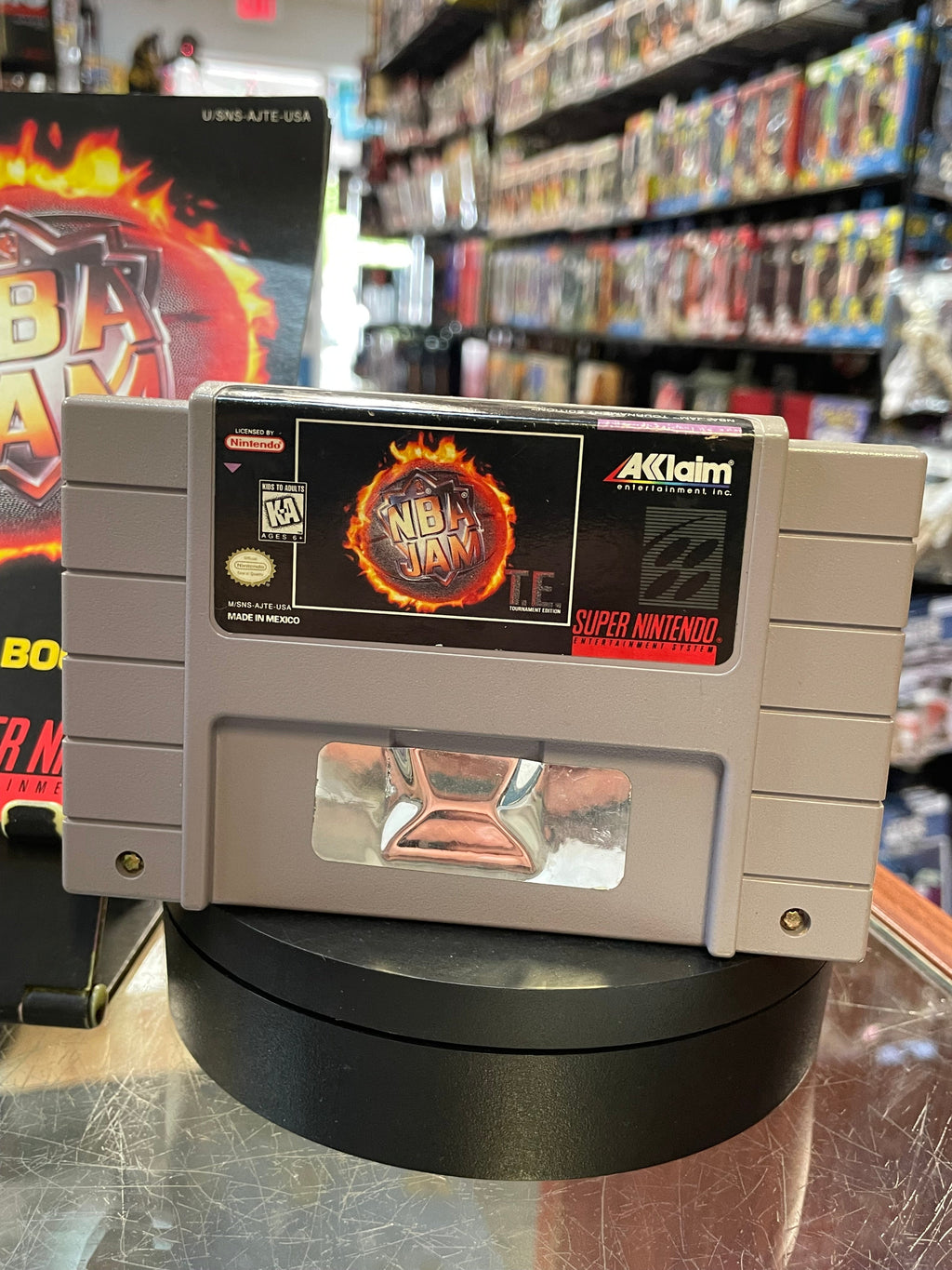 NBA JAM Tournament Edition with Manual (SNES Super Nintendo, Vintage Video Games) TESTED WORKING product image 2, provided