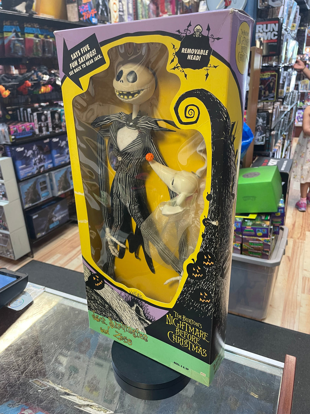 Talking Jack Skellington with Zero (Vintage Nightmare Before Christmas, Hasbro) **SEALED** (Copy) product image 17, provided