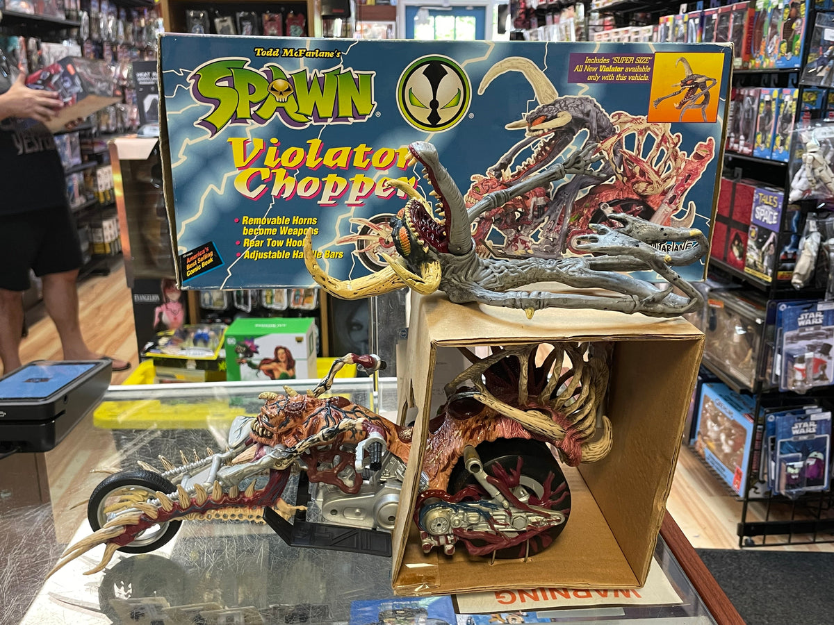 Violator Chopper (Vintage Spawn, McFarlane Toys) NEW/OPEN BOX product image 1, provided for visual reference and product