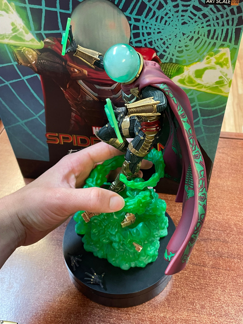 Mysterio BDS Art Scale 1/10 (Marvel Spider-Man Far From Home, Iron Studios) COMPLETE product image 14, provided for visual