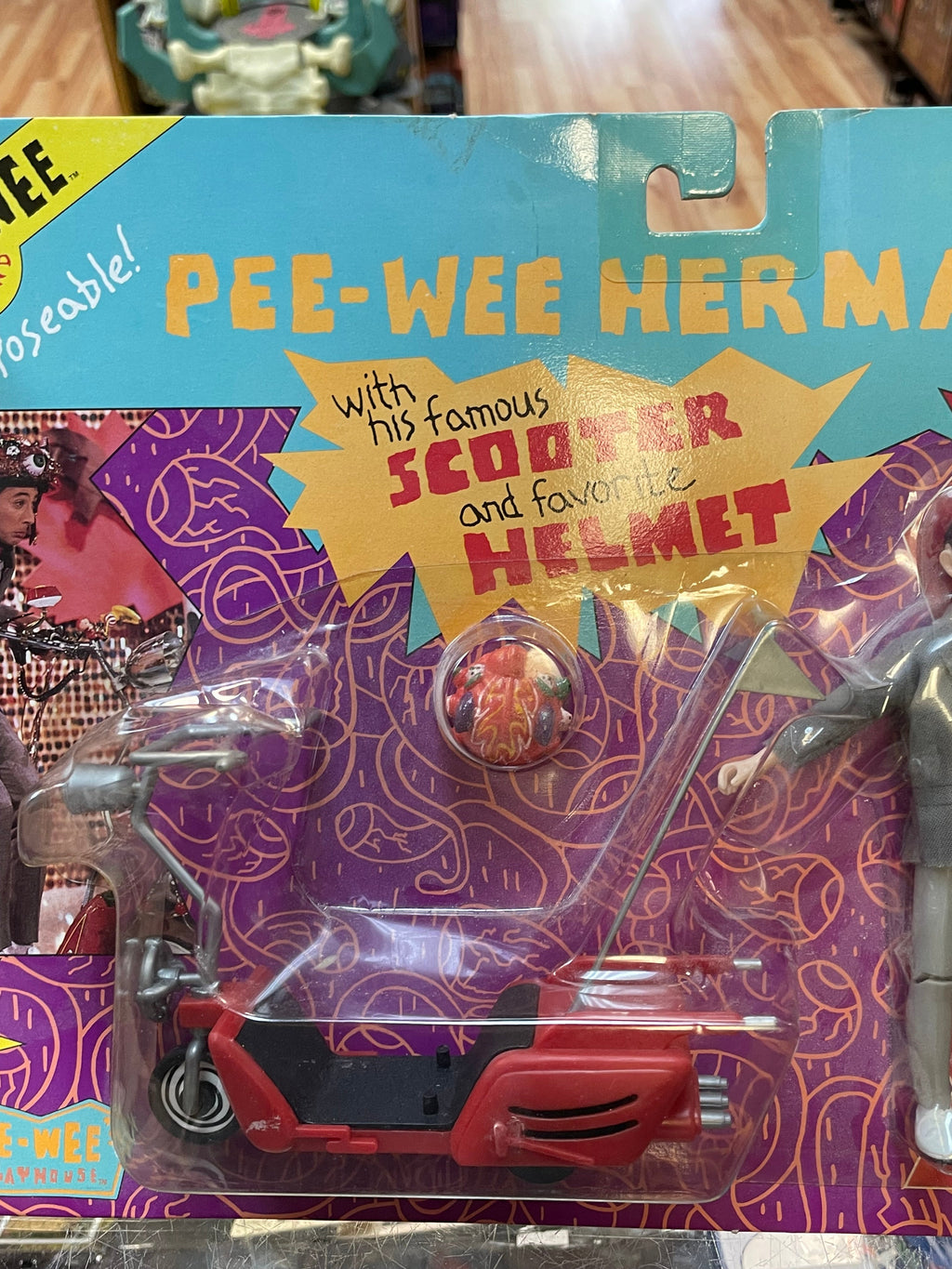Pee Wee Herman with Scooter (Vintage Pee-Wee’s Playhouse, Matchbox) product image 10, provided for visual reference and