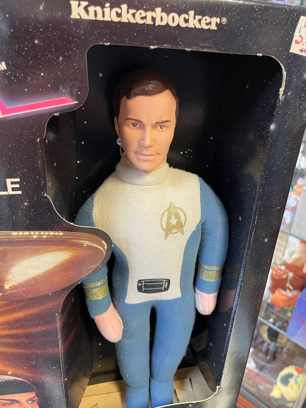 Captain Kirk -Soft Poseable Figure- (Vintage Star Trek, Knickerbocker) product image 4, provided for visual reference and