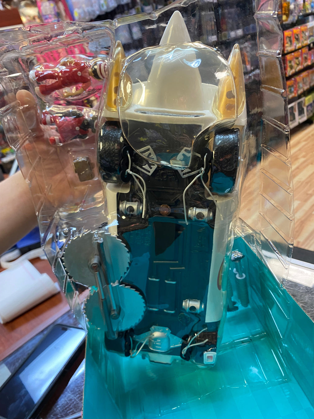 Mach 5 Playset with Spindle Chim Chim (Vintage Speed Racer, Resaurus) NEW product image 19, provided for visual reference