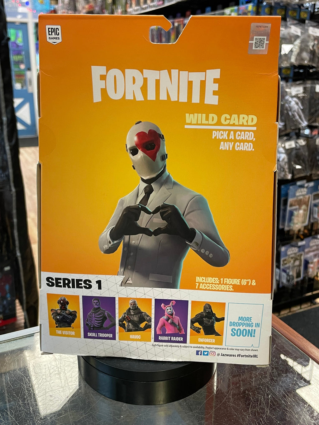 Wild Card (Fortnite, Epic Games, Jazwares) SEALED product image 2, provided for visual reference and product detail review
