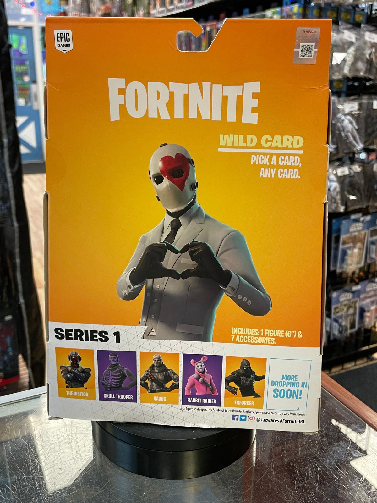Wild Card (Fortnite, Epic Games, Jazwares) SEALED product image 2, provided for visual reference and product detail review