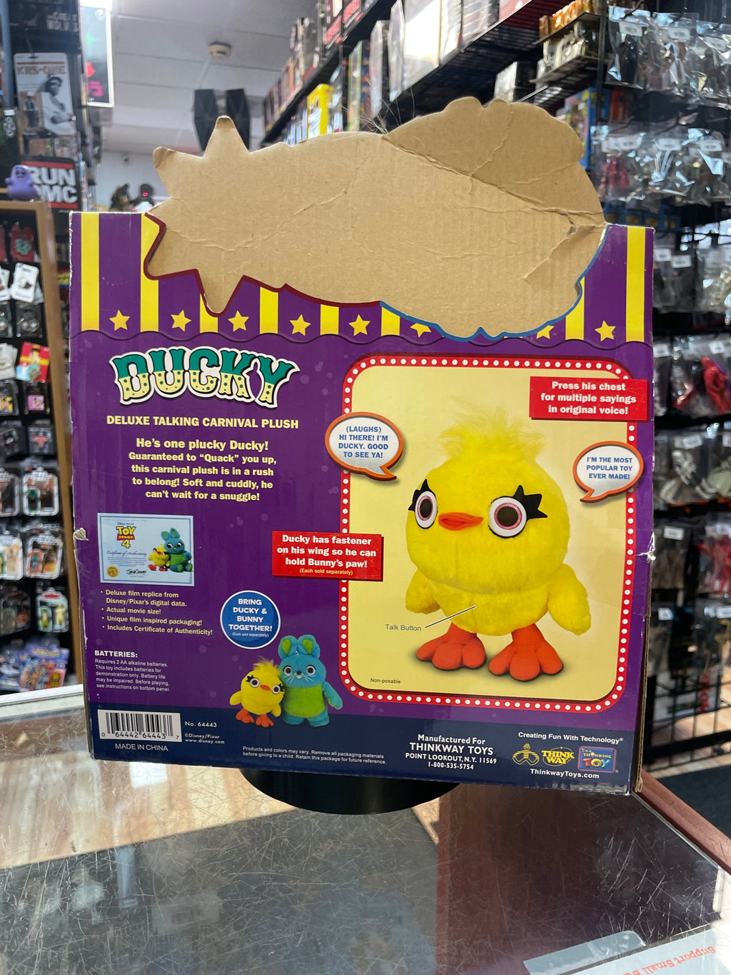 Bunny & Ducky Plush(Thinkway, Toy Story, Mattel) **NEW** product image 8, provided for visual reference and product detail