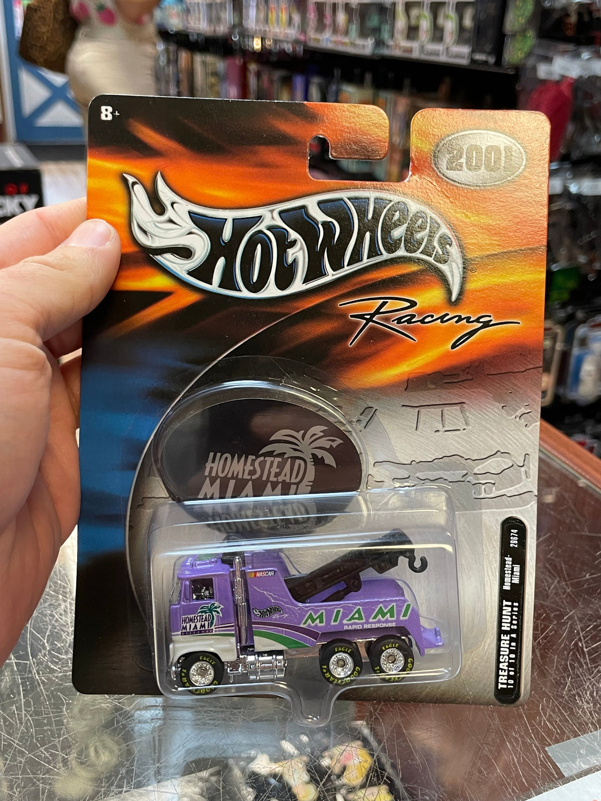 Homestead Miami Truck Treasure Hunt (Vintage Hot Wheels, Mattel) **SEALED** product image 4, provided for visual reference