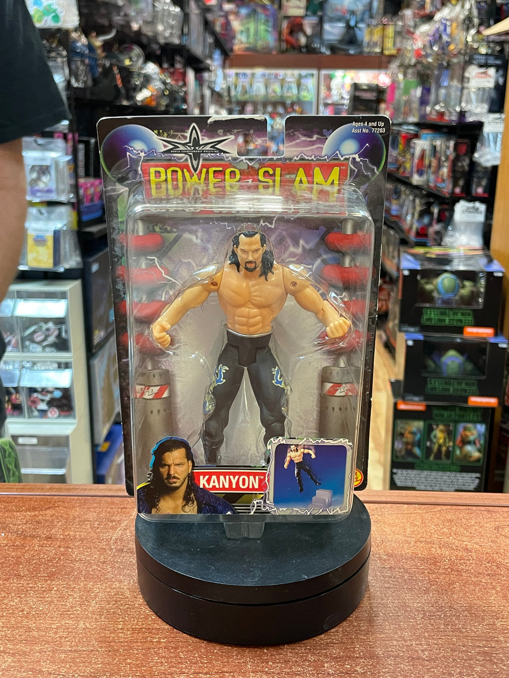 Kanyon (WCW Power Slam, Toybiz) **SEALED** product image 1, provided for visual reference and product detail review