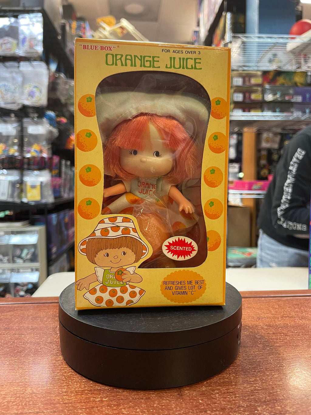 Ice Cream Orange Juice (Vintage Strawberry Shortcake KO, BlueBox) **NEW** product image 1, provided for visual reference and