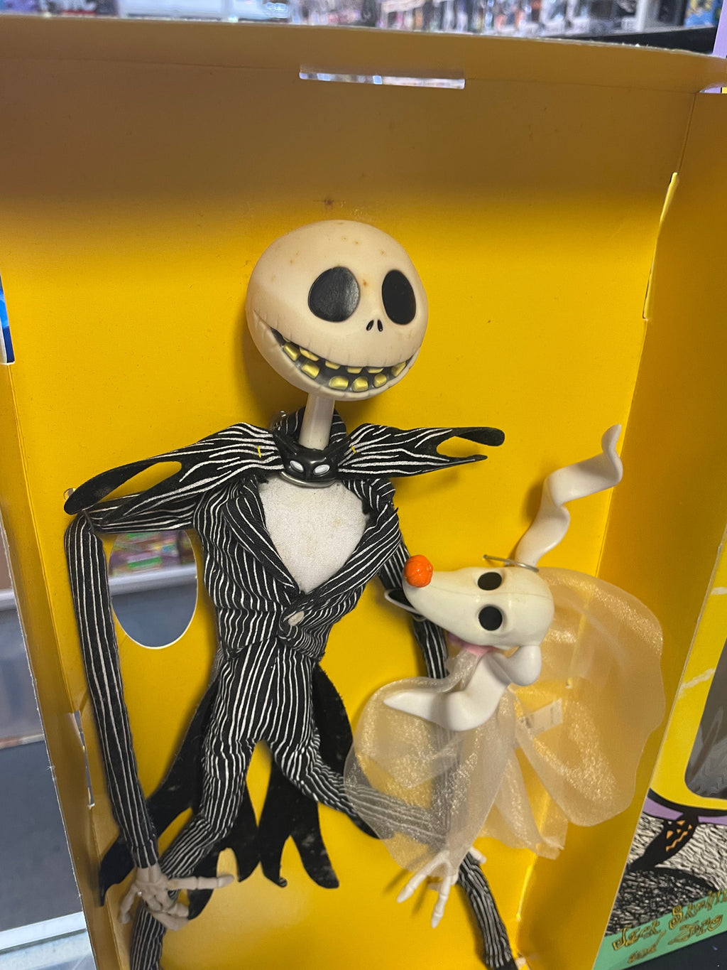 Talking Jack Skellington with Zero (Vintage Nightmare Before Christmas, Hasbro) **SEALED** (Copy) product image 2, provided