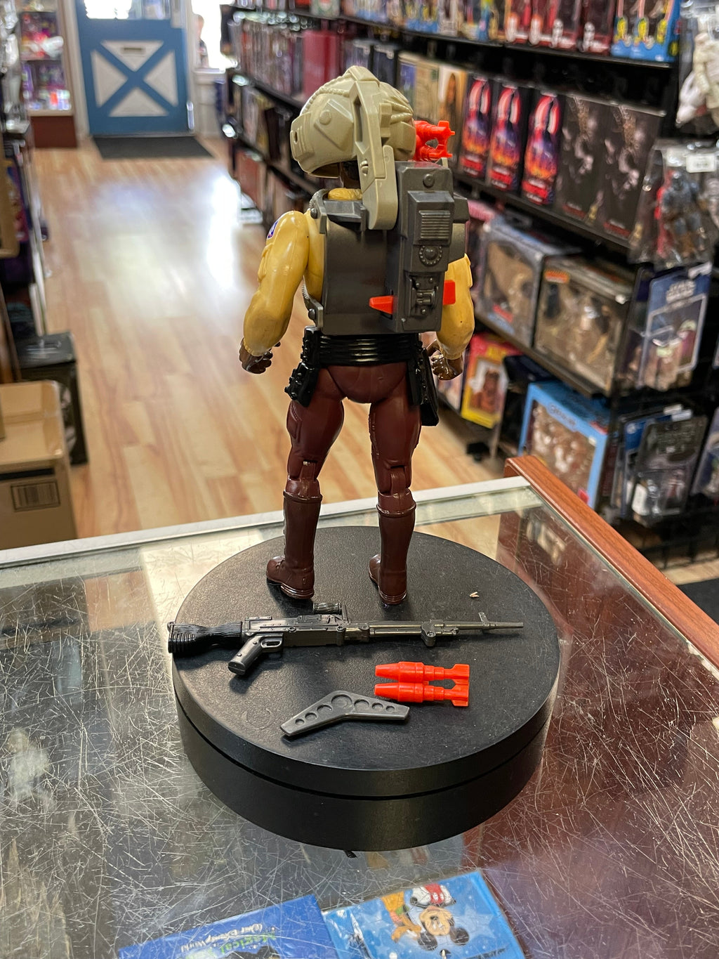 Turbo Eddie Hayes (Vintage Rambo, Coleco) **COMPLETE** product image 4, provided for visual reference and product detail