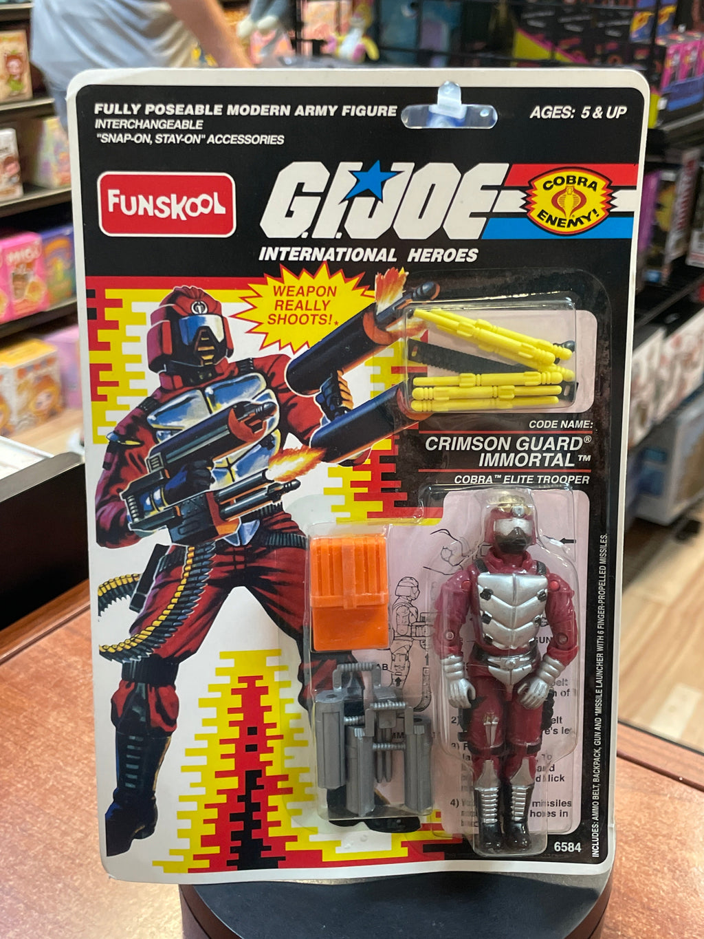 Crimson Guard (Vintage GI Joe, Funskool) Sealed product image 1, provided for visual reference and product detail review