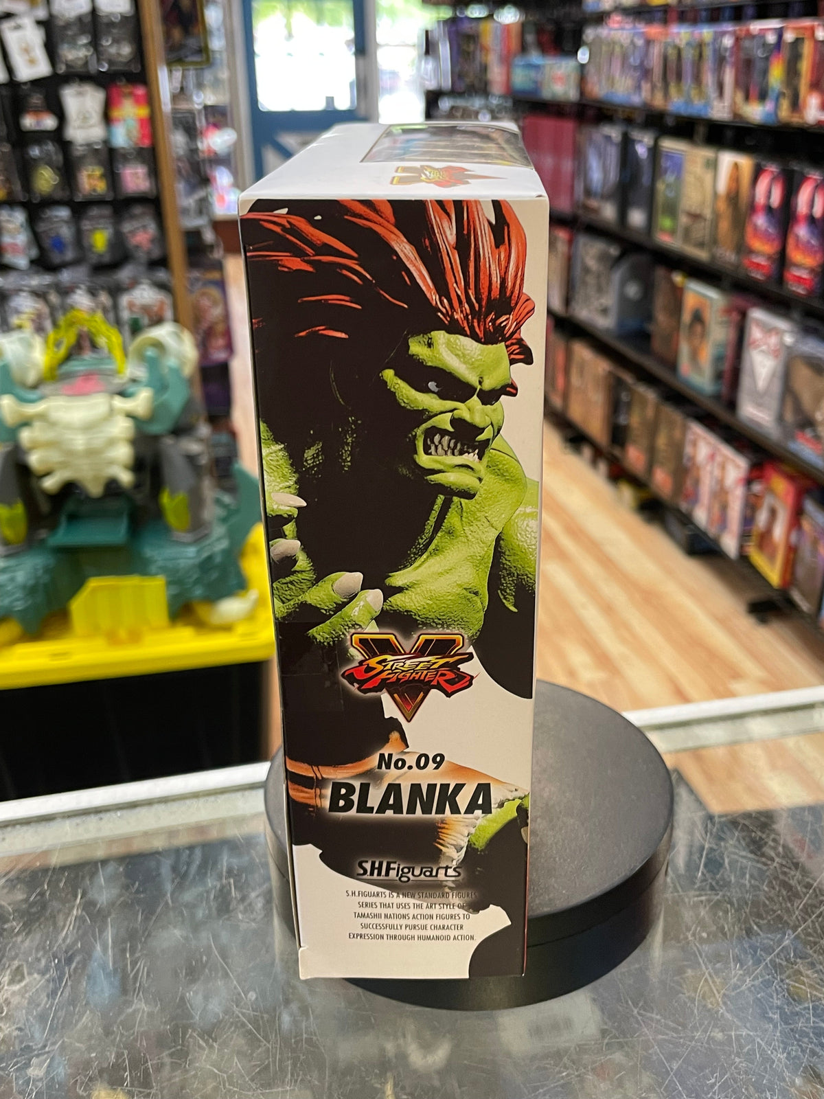 Blanka No.09 (Street Fighter, Bandai SH Figuarts) SEALED product image 4, provided for visual reference and product detail