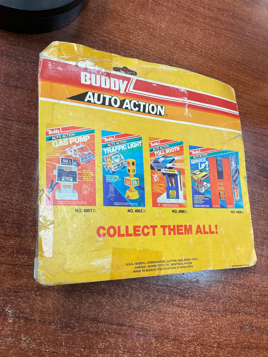Auto Action Service Lift toy (Vintage Buddy L) SEALED product image 6, provided for visual reference and product detail