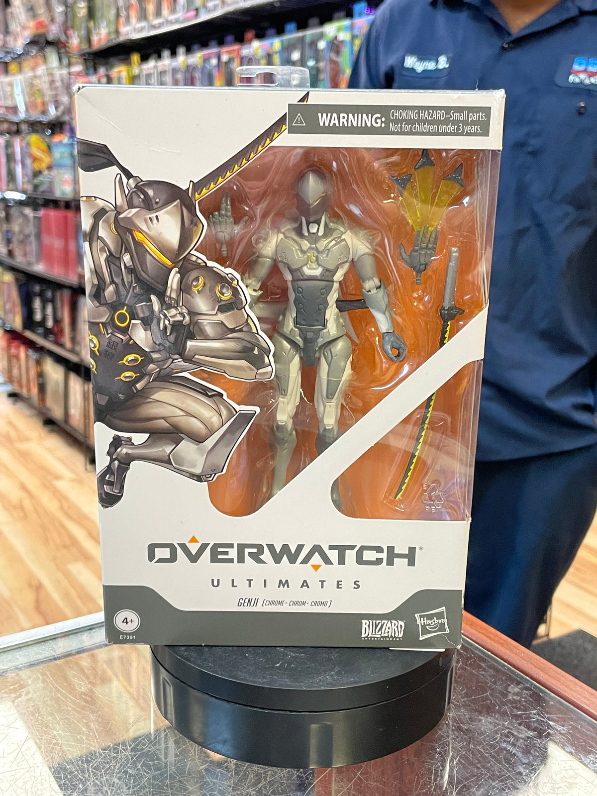 Genji (Overwatch Ultimates, Hasbro) **SEALED** product image 1, provided for visual reference and product detail review
