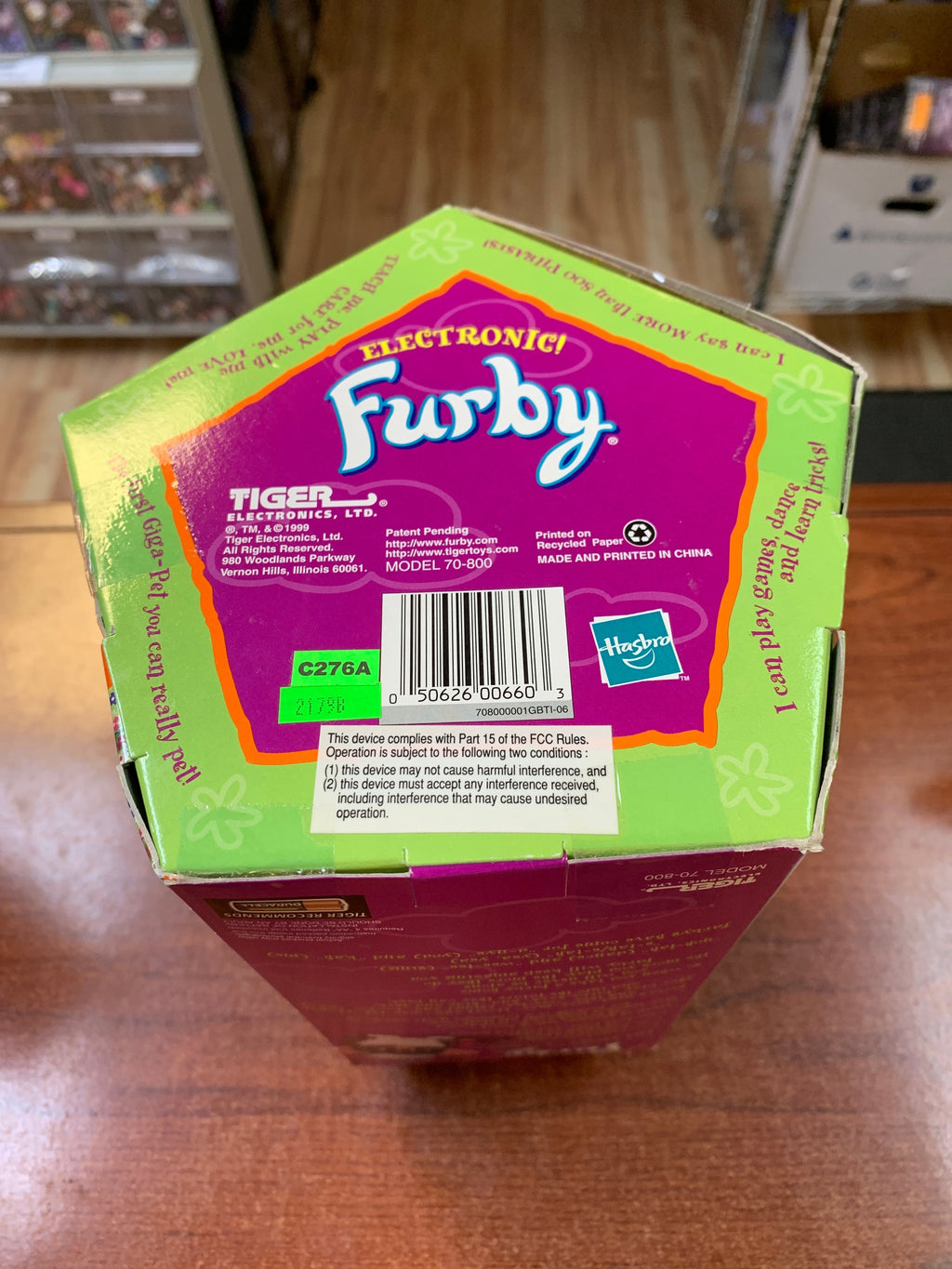 LadyBug Furby EYE ERROR (Vintage Furby, Tiger Electronics) SEALED product image 7, provided for visual reference and product