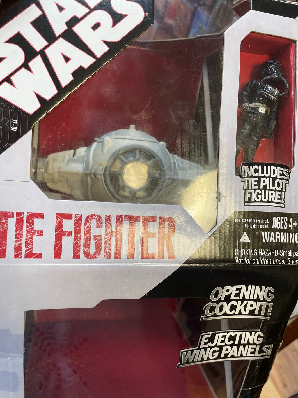 White Tie Fighter with Tie Pilot TRU Exclusive (Star Wars, Hasbro) **SEALED** product image 9, provided for visual reference