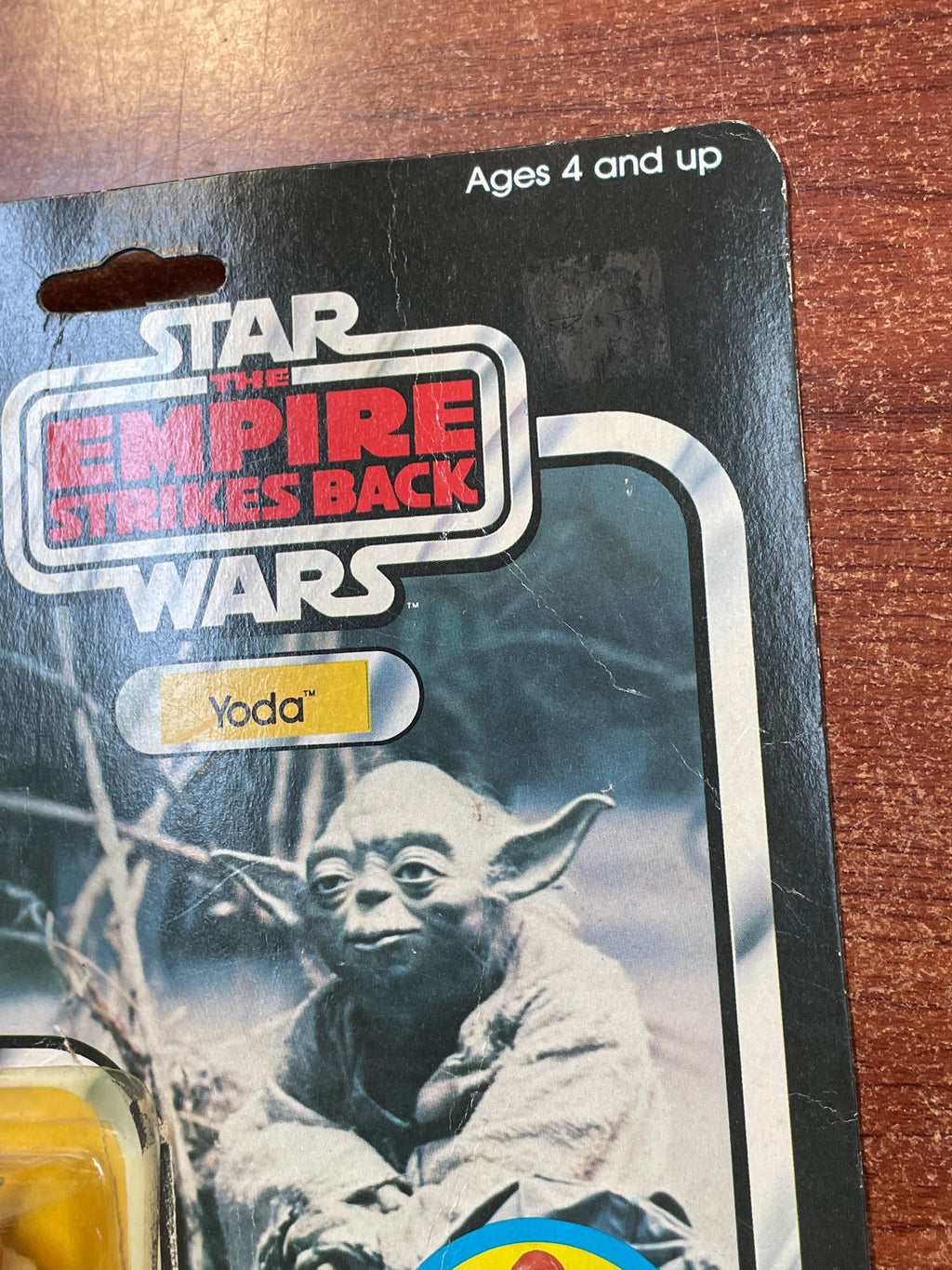 Brown Snake Yoda with Card ESB 9509 (Vintage Star Wars, Kenner) **Open Card** product image 20, provided for visual