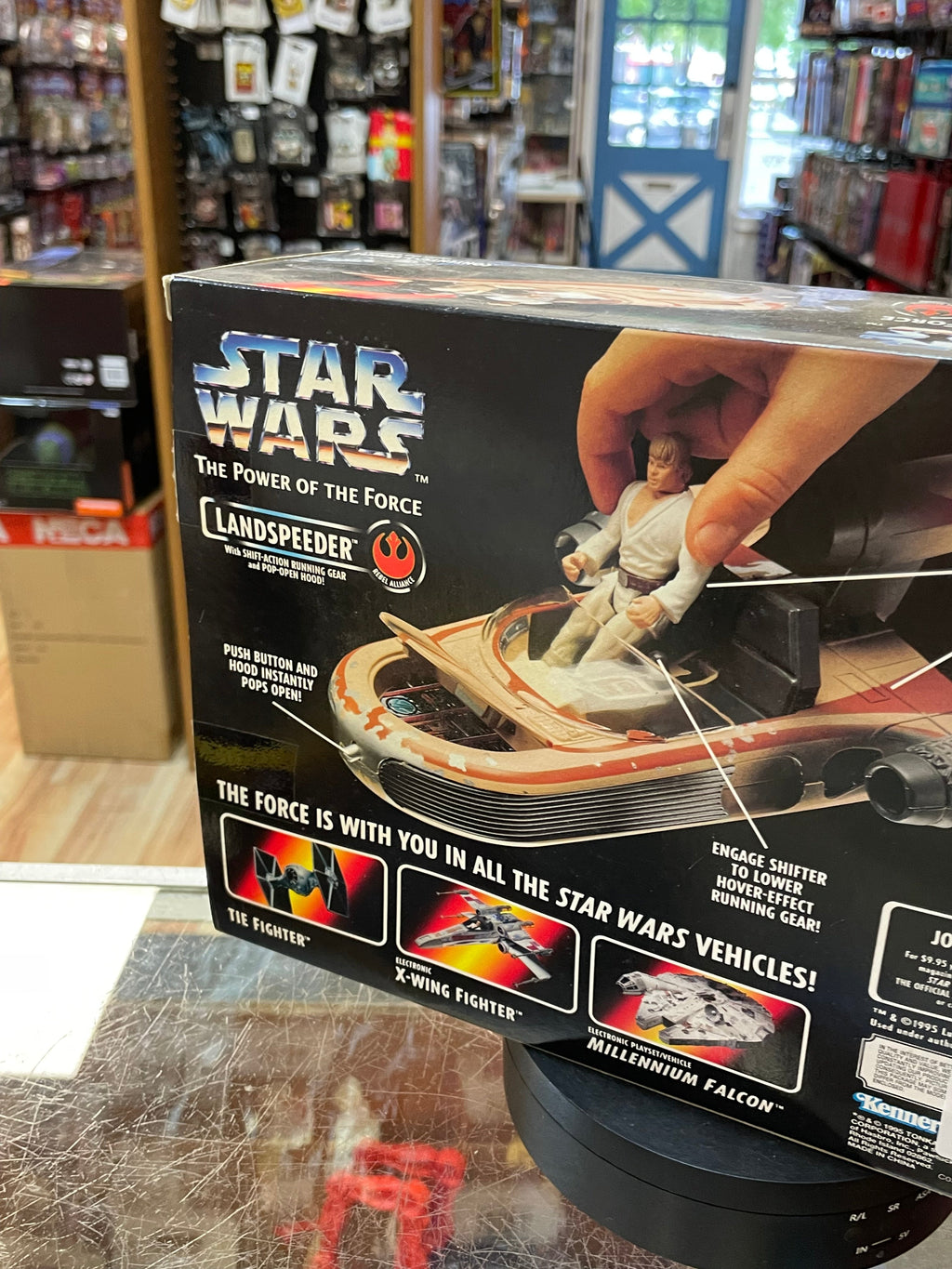 Shift Action Landspeeder (Vintage Star Wars, Power of the Force) **SEALED** product image 14, provided for visual reference