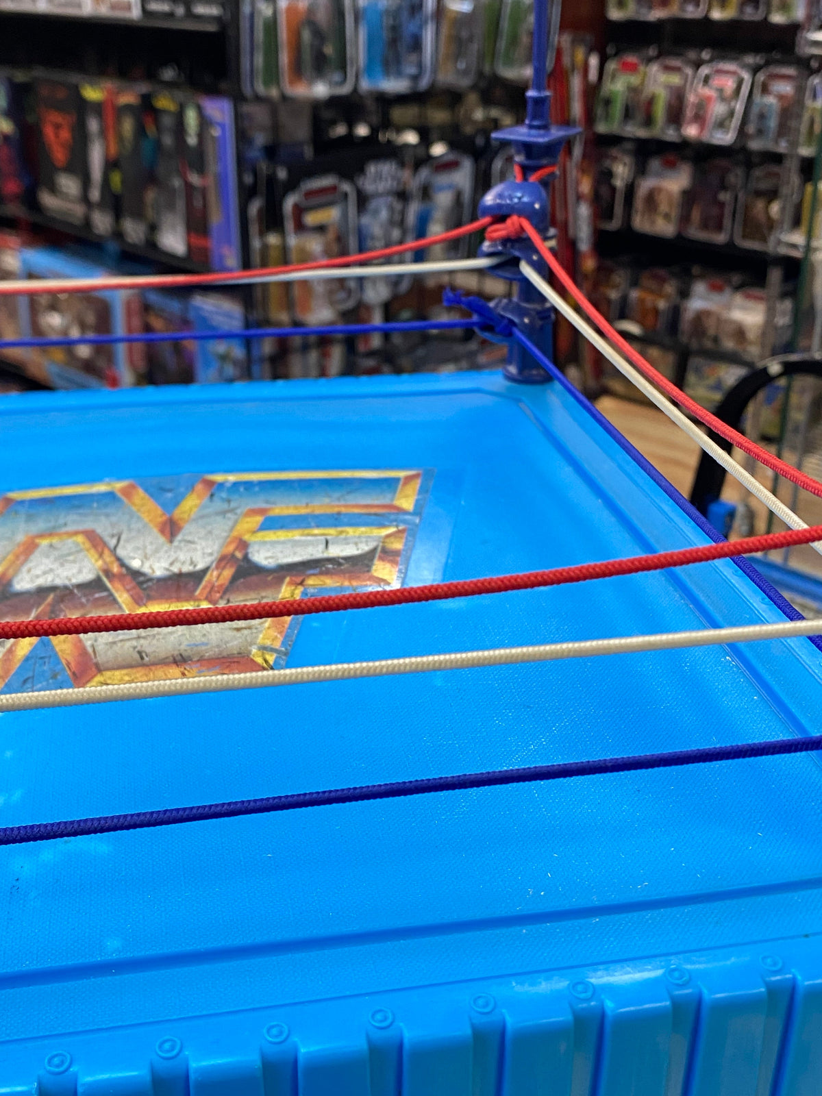 WWF Hasbro Ring with Flag (Vintage WWF WWE, Hasbro) product image 5, provided for visual reference and product detail review