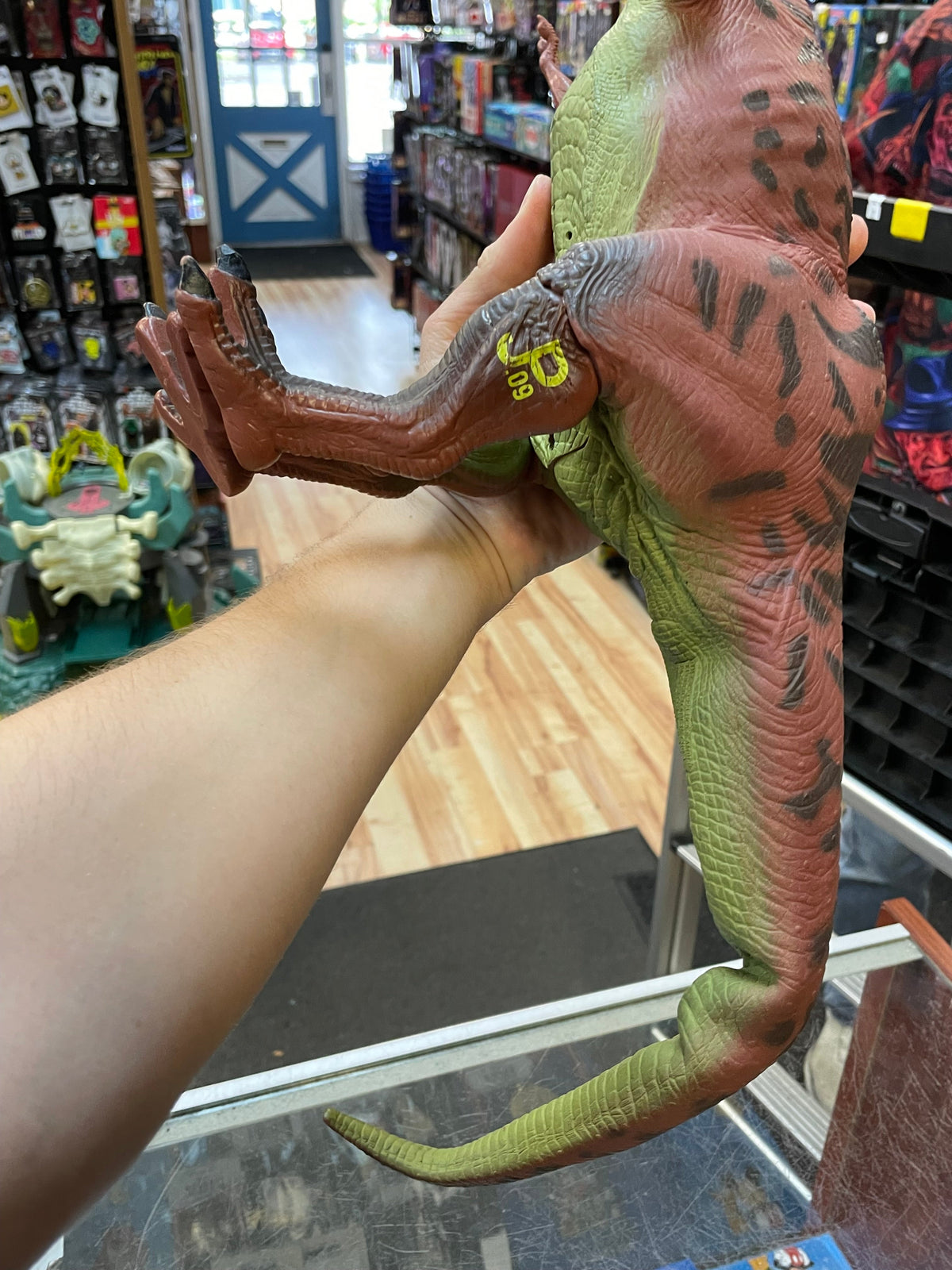 Red Tyrannosaurus Rex JP09 (Vintage Jurassic Park, Kenner) **Untested** product image 9, provided for visual reference and