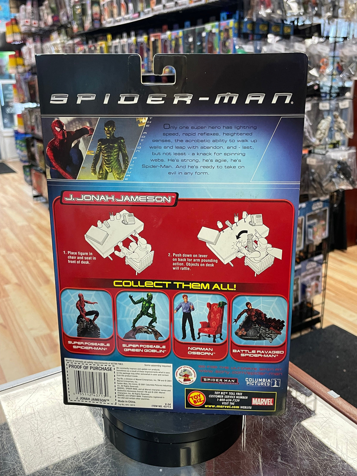 J. Jonah Jameson Series 1 (Vintage Spider-Man, Toy Biz) SEALED product image 10, provided for visual reference and product