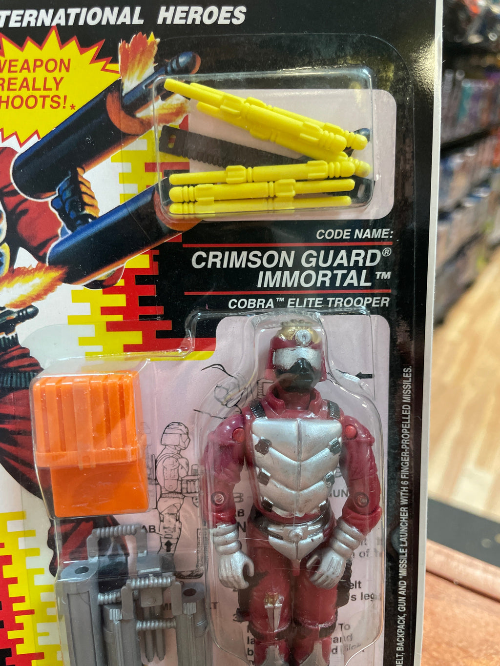 Crimson Guard (Vintage GI Joe, Funskool) Sealed product image 3, provided for visual reference and product detail review